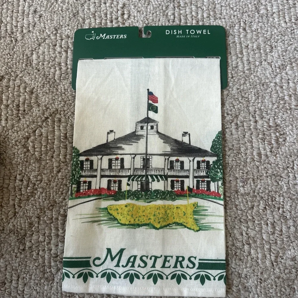 2026 Masters Dish Towel Clubhouse Special Edition Cloth Golf Made In Italy NWT